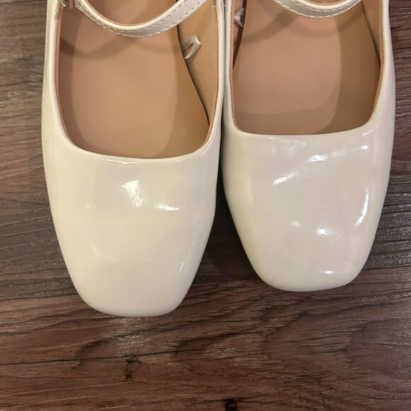White Wild Fable Elsa Mary Jane Ballet Flats - US 6 - Picture 6 of 7
